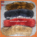 dyed color 5*70cm collar for jacket raccoon fur collar